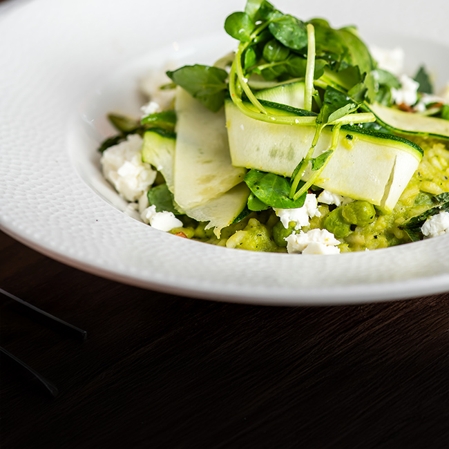 Vegan menu at The Red Lion
